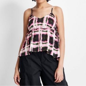 Women’s Plaid Camisole Tank Top